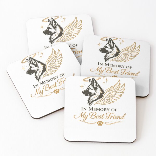 Item preview, In Memory Of My Best Friend German Shepherd Angel designed and sold by KnrNazimTHRE4DS.