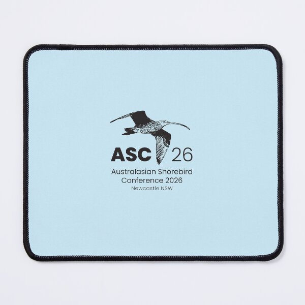 Item preview, Australasian Shorebird Conference 2026 logo designed and sold by HunterBirders.