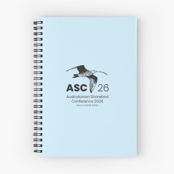 Item preview, Australasian Shorebird Conference 2026 logo designed and sold by HunterBirders.