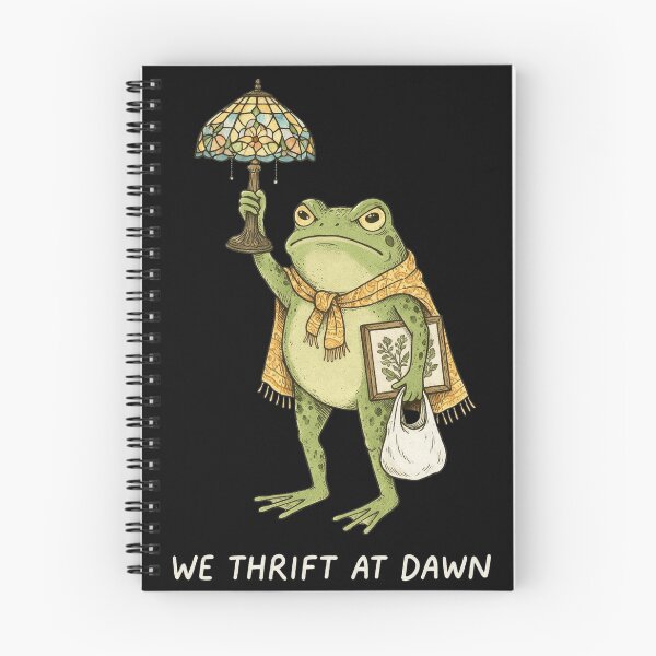 Item preview, We Thrift At Dawn Funny Frog Thrifting Vintage Collector designed and sold by CF_VintageDesign.
