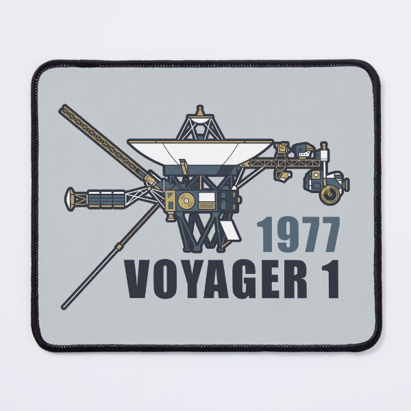 Item preview, 1977 Voyager 1 Spacecraft NASA Interstellar Probe Graphic designed and sold by KiwiRider.