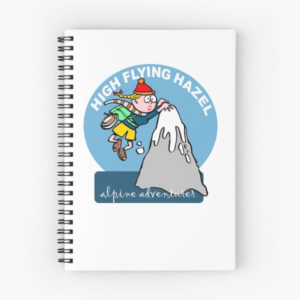 Item preview, High Flying Hazel  Alpine adventurer hiking cartoon designed and sold by Al Benge.