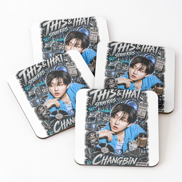 Item preview, Stray Kids Changbin This and That Metallic Graffiti Streetwear Art designed and sold by Valeree Store.