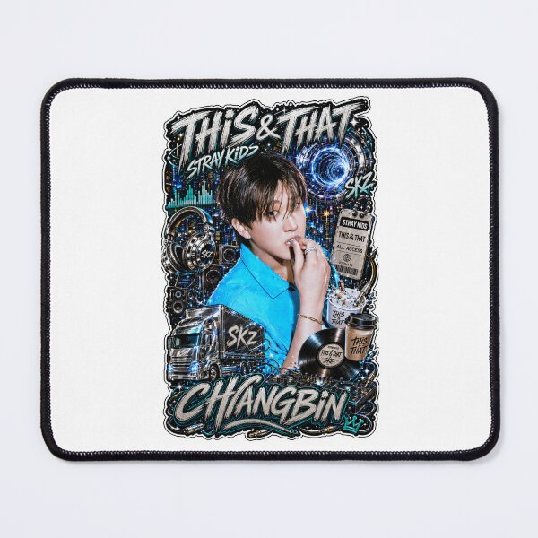 Item preview, SKZ Rapper Changbin This and That Cyber Sound System Poster designed and sold by Valeree Store.