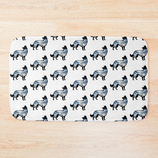 Item preview, Border Collie Double Exposure Winter Mountain Landscape Silhouette designed and sold by TheAnimalZ00.