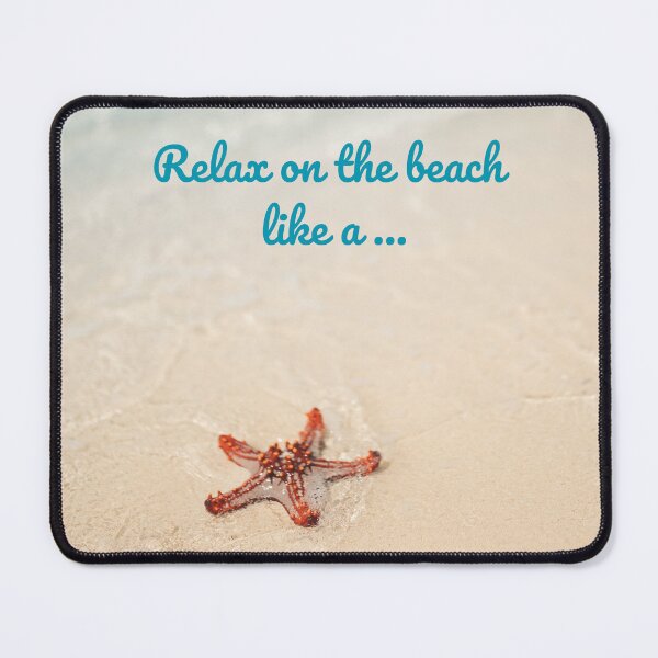 Item preview, The Relaxed Starfish on the shoreline. designed and sold by TB-73.
