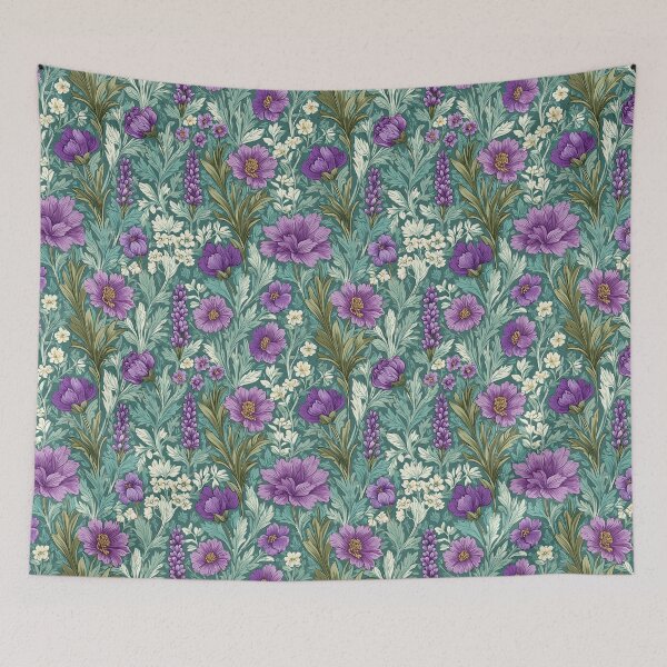 Item preview, Fairy Lavender Art Nouveau Pattern designed and sold by Boddicca.