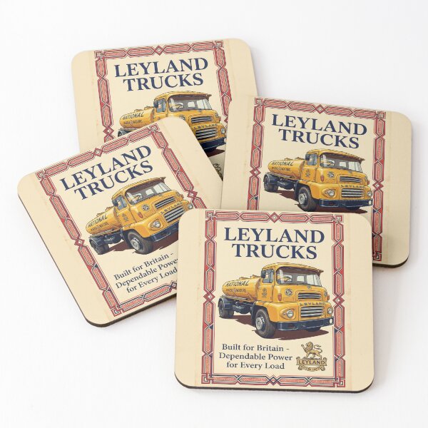 Item preview, British Leyland 1950s Style Vintage Advert designed and sold by Dimensionality.