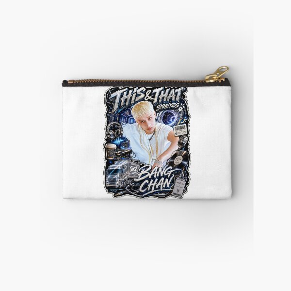 Item preview, Bang Chan Stray Kids This and That Cyber Futuristic Metallic Poster designed and sold by Valeree Store.