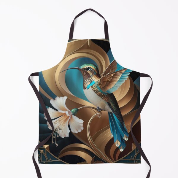 Item preview, Art Deco Hummingbird designed and sold by StudioInTheBack.
