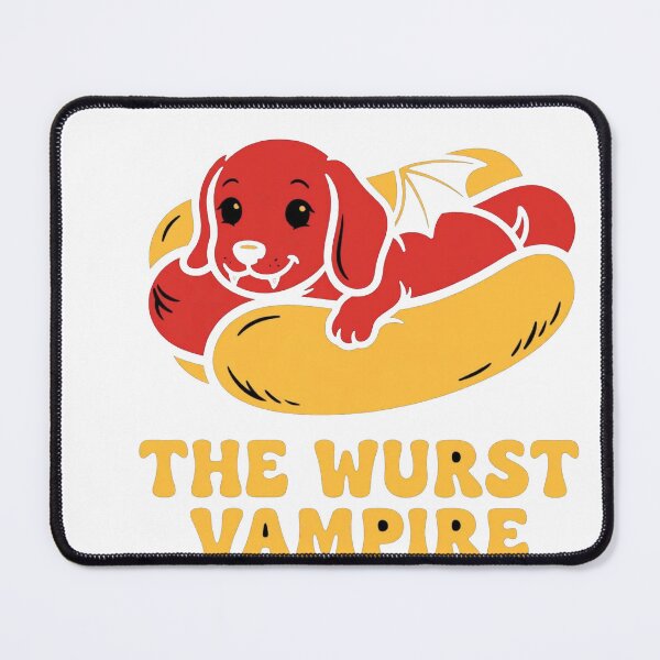 Item preview, The Wurst Vampire Funny Dachshund Halloween designed and sold by KnrNazimTHRE4DS.