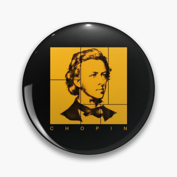 Item preview, chopin halftone portrait designed and sold by AHstoreAH.