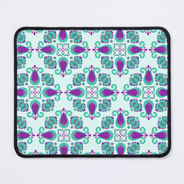 Item preview, Provincial Venice Tile Teal Purple designed and sold by redrose12.