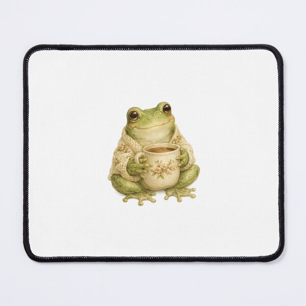 Item preview, Frog Drinking Coffee designed and sold by rfcdesigns.