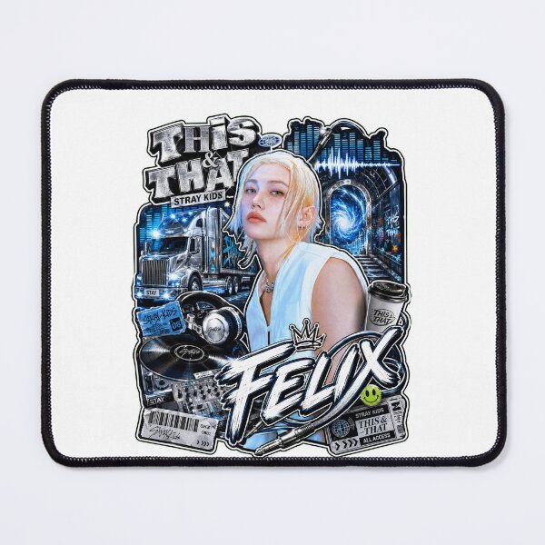 Item preview, SKZ Felix This and That Y2K Chrome Collage Art designed and sold by Valeree Store.