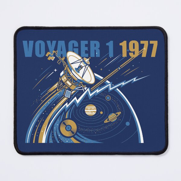 Item preview, Voyager 1 1977 Solar System Spacecraft Astronomy Graphic designed and sold by KiwiRider.