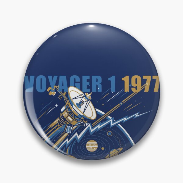 Item preview, Voyager 1 1977 Solar System Spacecraft Astronomy Graphic designed and sold by KiwiRider.