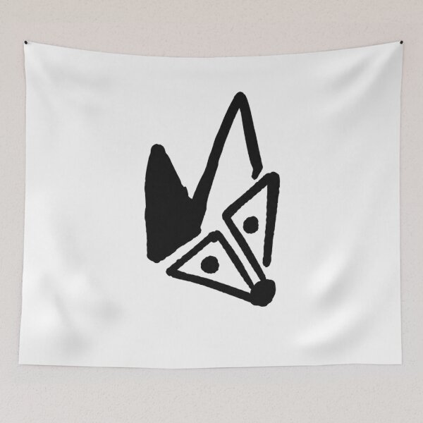 Item preview, Minimalist Fox Head Sketch Logo designed and sold by Mossgiel Rd.