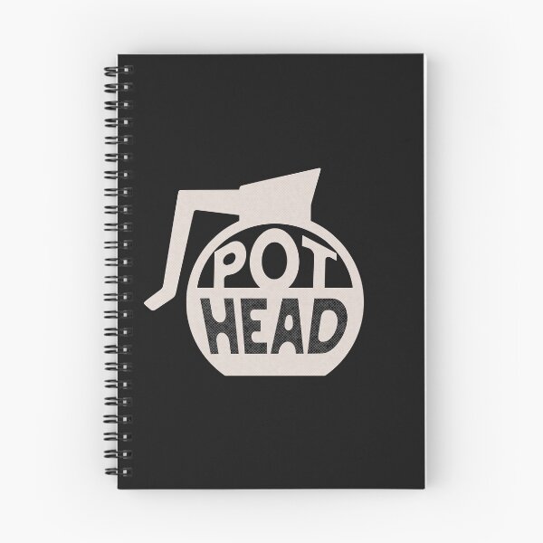 Item preview, Retro Pot Head Funny Coffee Addict Phrase gray designed and sold by TackyTime.