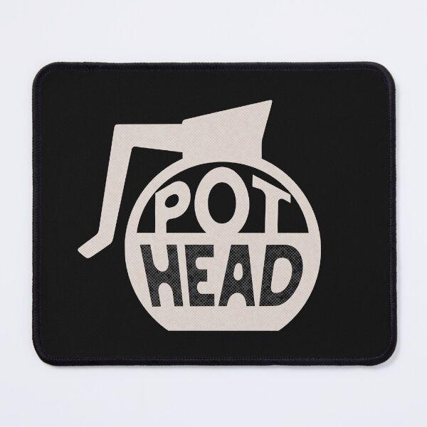 Item preview, Retro Pot Head Funny Coffee Addict Phrase gray designed and sold by TackyTime.