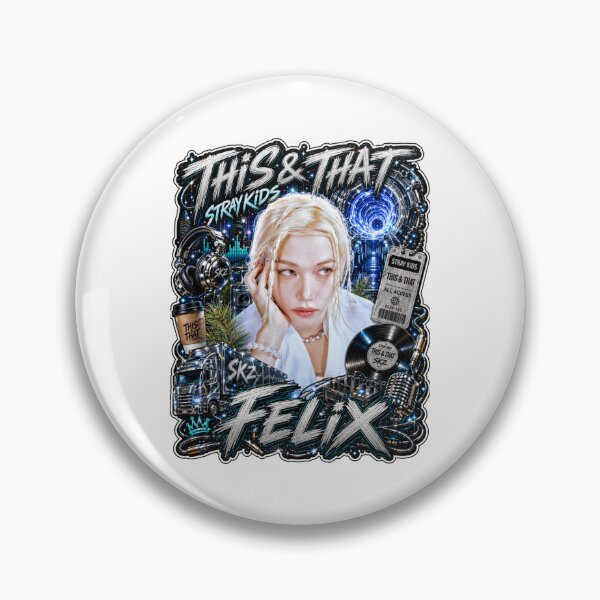 Item preview, Felix Stray Kids This and That Cyber Sunshine Metallic Poster designed and sold by Valeree Store.