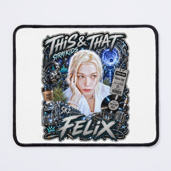 Item preview, Felix Stray Kids This and That Cyber Sunshine Metallic Poster designed and sold by Valeree Store.