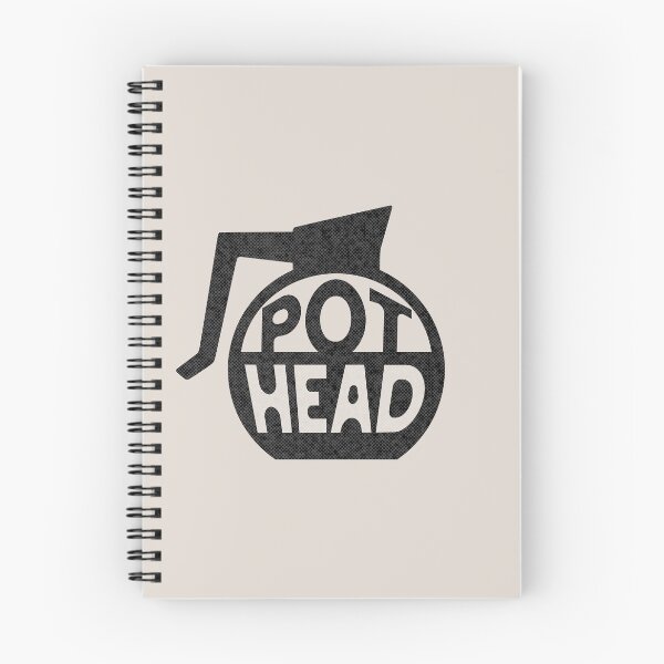 Item preview, Retro Pot Head Funny Coffee Addict Phrase black designed and sold by TackyTime.