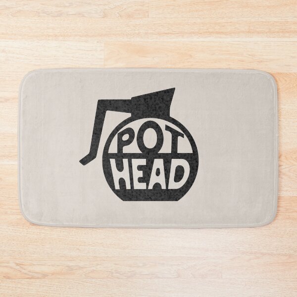 Item preview, Retro Pot Head Funny Coffee Addict Phrase black designed and sold by TackyTime.