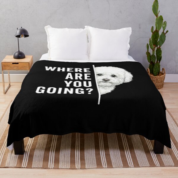 Item preview, Where are you Going Funny Bichon Frise designed and sold by suhairee-studio.