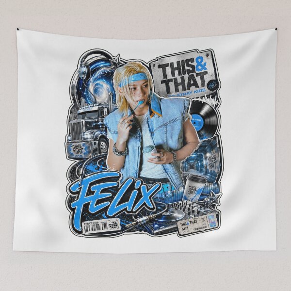 Item preview, Lee Felix Yongbok SKZ This and That Cyber Street Art designed and sold by Valeree Store.