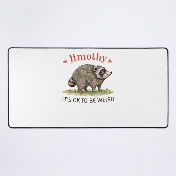 Item preview, Jimothy Viral Raccoon It's ok to Be Weird designed and sold by suhairee-studio.