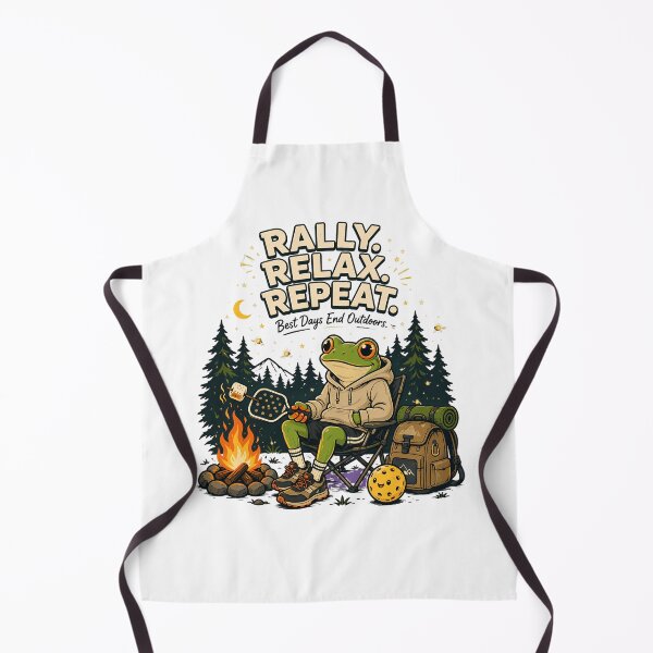 Item preview, Relaxing frog with pickleball Design designed and sold by Rally Forge.