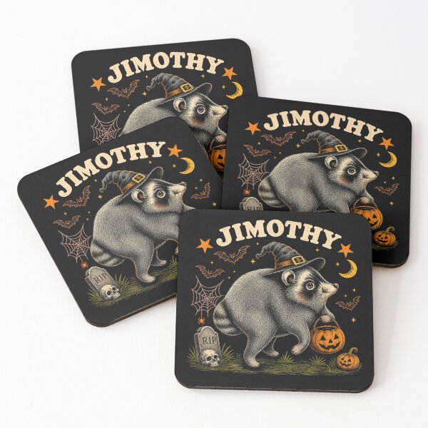 Item preview, Jimothy Raccoon Witch Carrying Pumpkin Halloween Trick Or Treat Adventure designed and sold by Capisedo.