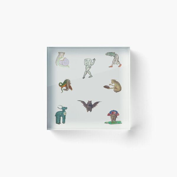 Item preview, weird medieval creatures set 3 designed and sold by mooneko.