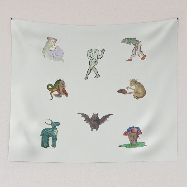 Item preview, weird medieval creatures set 3 designed and sold by mooneko.