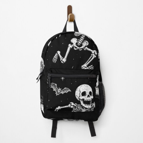 Item preview, Funny Skeleton Chasing Bulldog Under Moonlight Halloween Night Adventure designed and sold by Capisedo.