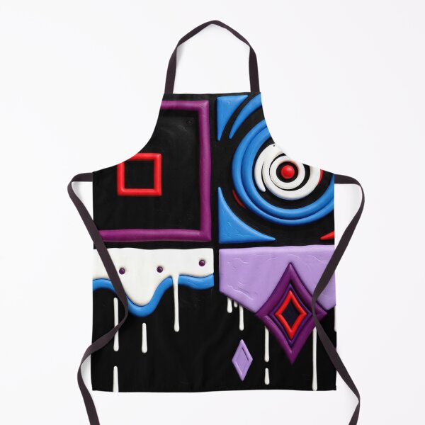 Item preview, geometric flow quartet colorful geometric abstract design designed and sold by SmashingDeals.