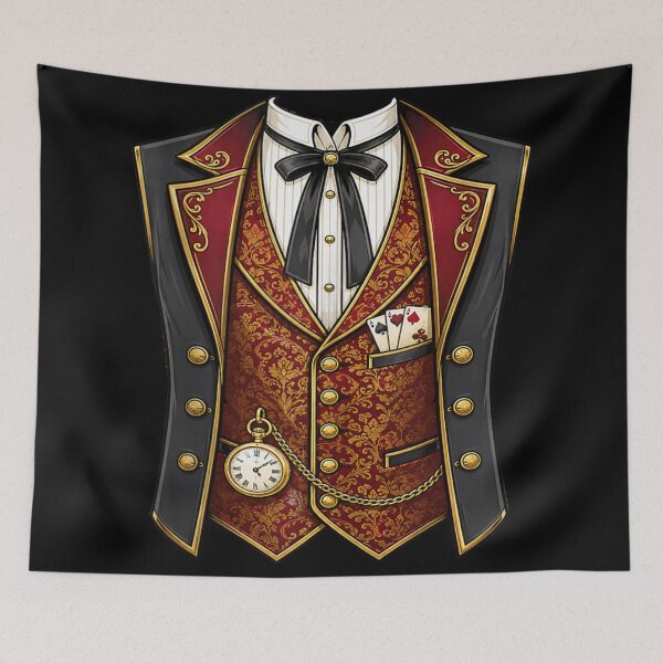 Item preview, Elegant Victorian Vampire Suit Gothic Halloween Costume Formal Style designed and sold by Capisedo.