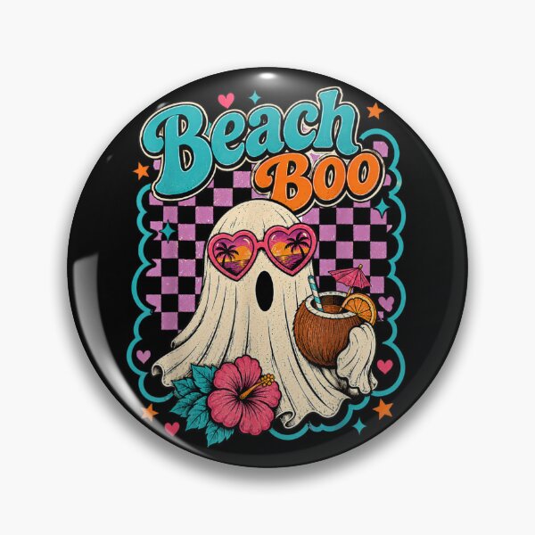 Item preview, Beach Boo Tropical Ghost Summer Halloween Vacation Cute Sunset Vibes designed and sold by Capisedo.