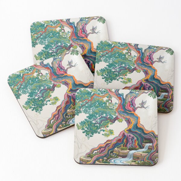 Item preview, Vibrant Tree and Flowing Stream designed and sold by Robriddle.