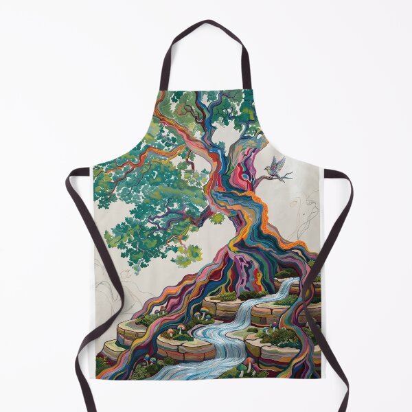 Item preview, Vibrant Tree and Flowing Stream designed and sold by Robriddle.