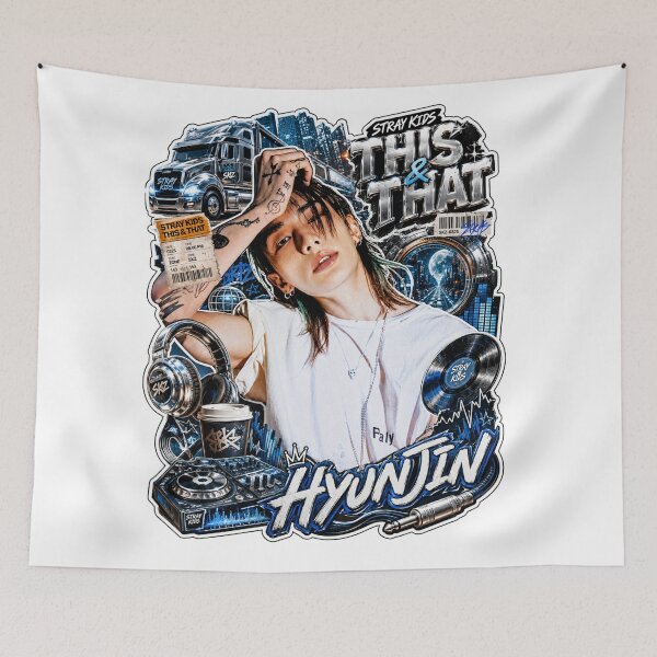 Item preview, Hwang Hyunjin SKZ This and That High Fashion Cyber Collage designed and sold by Valeree Store.
