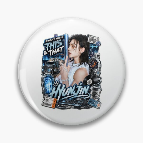 Item preview, Hyunjin Stray Kids This and That Cyber Prince Metallic Poster designed and sold by Valeree Store.