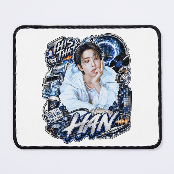 Item preview, Stray Kids Han Jisung This and That Y2K Cyber Tunnel Graphic designed and sold by Valeree Store.