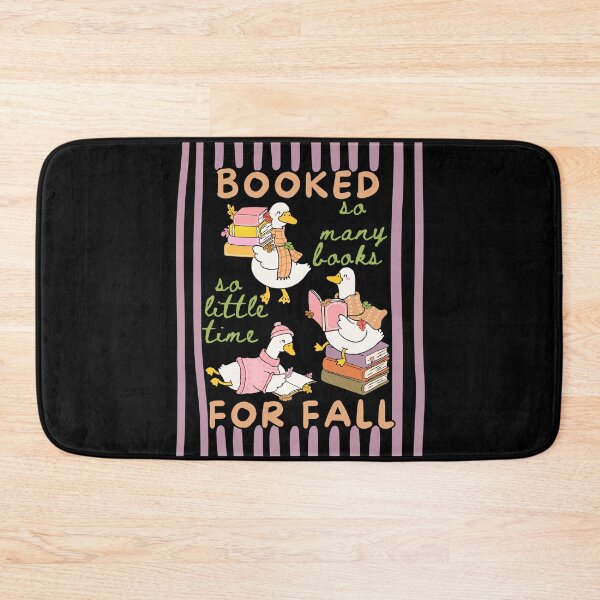 Item preview, Booked For Fall, Book Lover, Cute Silly Goose Reading Books, Bookish designed and sold by Forevermore.