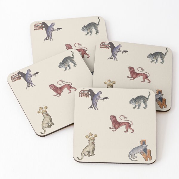 Item preview, medieval cats set 2 designed and sold by mooneko.