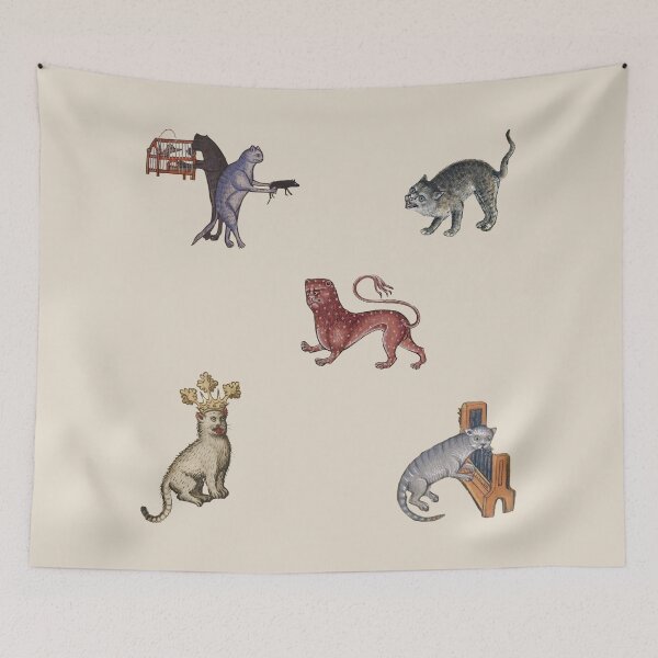 Item preview, medieval cats set 2 designed and sold by mooneko.
