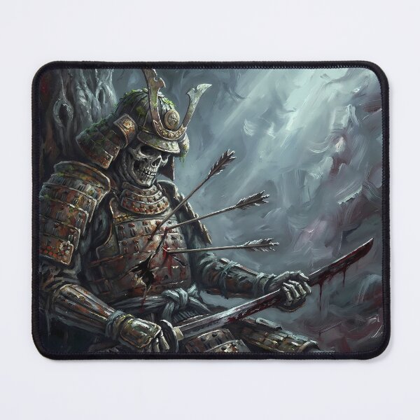 Item preview, Undead Skeleton Samurai Dark Fantasy Art designed and sold by GalleryBrisArt.