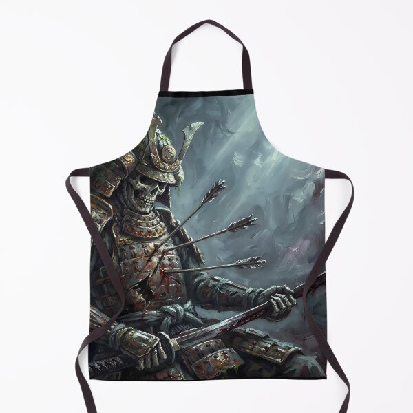 Item preview, Undead Skeleton Samurai Dark Fantasy Art designed and sold by GalleryBrisArt.