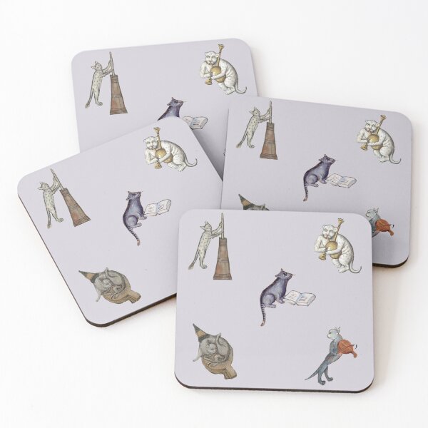 Item preview, medieval cats set 3 designed and sold by mooneko.